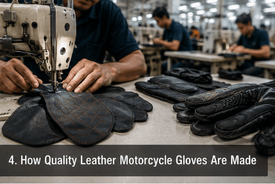 How Quality Leather Motorcycle Gloves Are Made