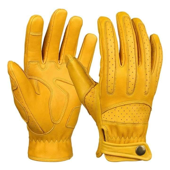 Yellow Leather WorkUtility Gloves (or TacticalRiding Gloves)